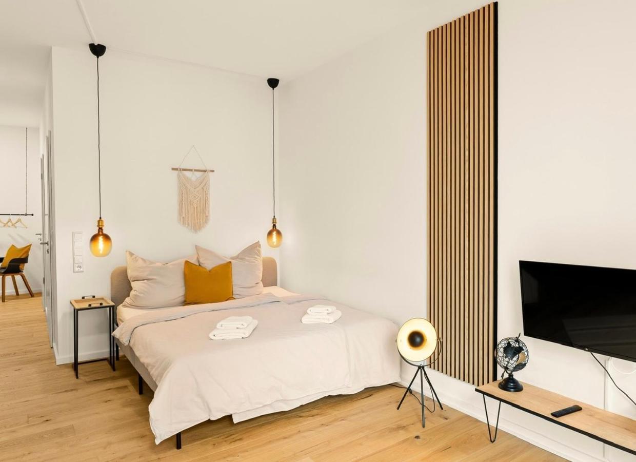 Modernes Apartment Im Kaiserkiez Olsztyn Bagian luar foto