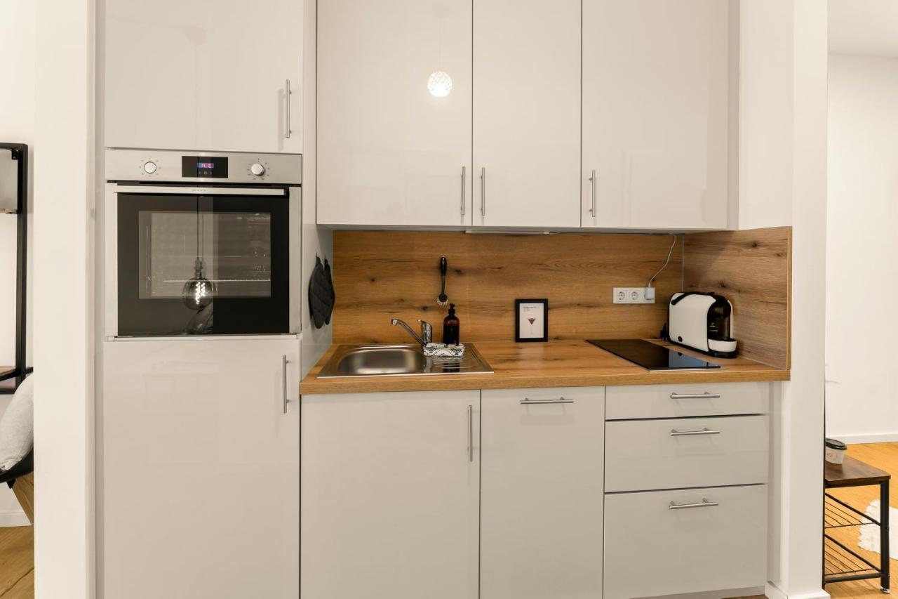 Modernes Apartment Im Kaiserkiez Olsztyn Bagian luar foto