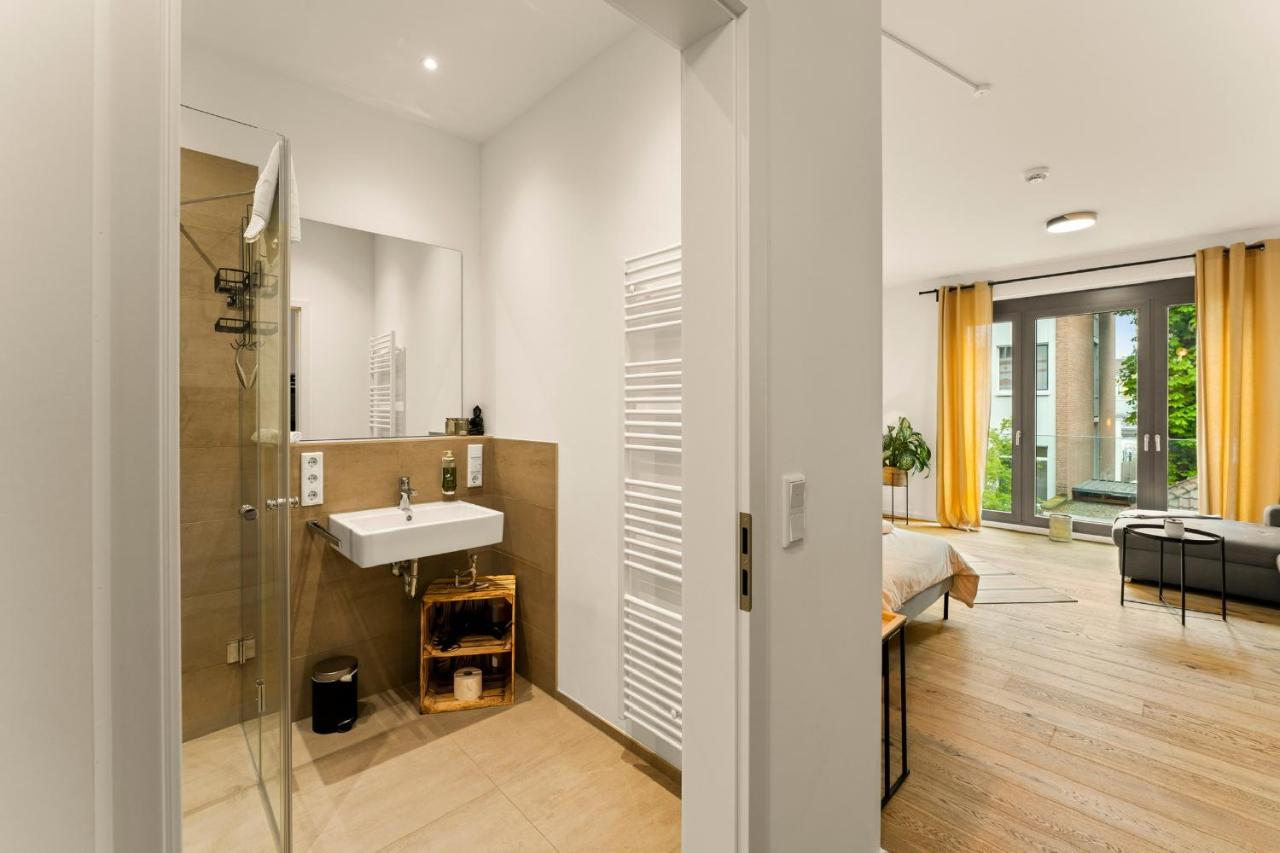 Modernes Apartment Im Kaiserkiez Olsztyn Bagian luar foto