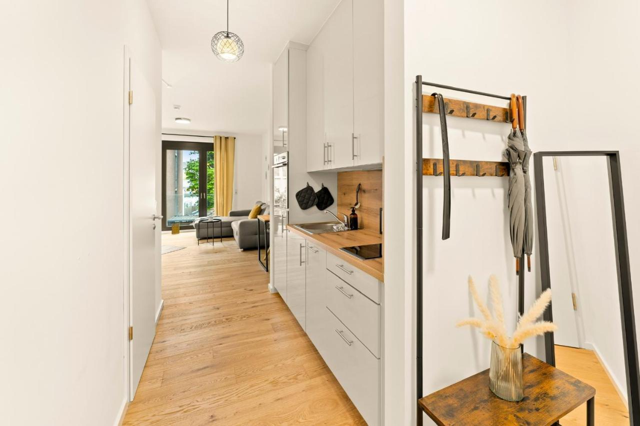 Modernes Apartment Im Kaiserkiez Olsztyn Bagian luar foto