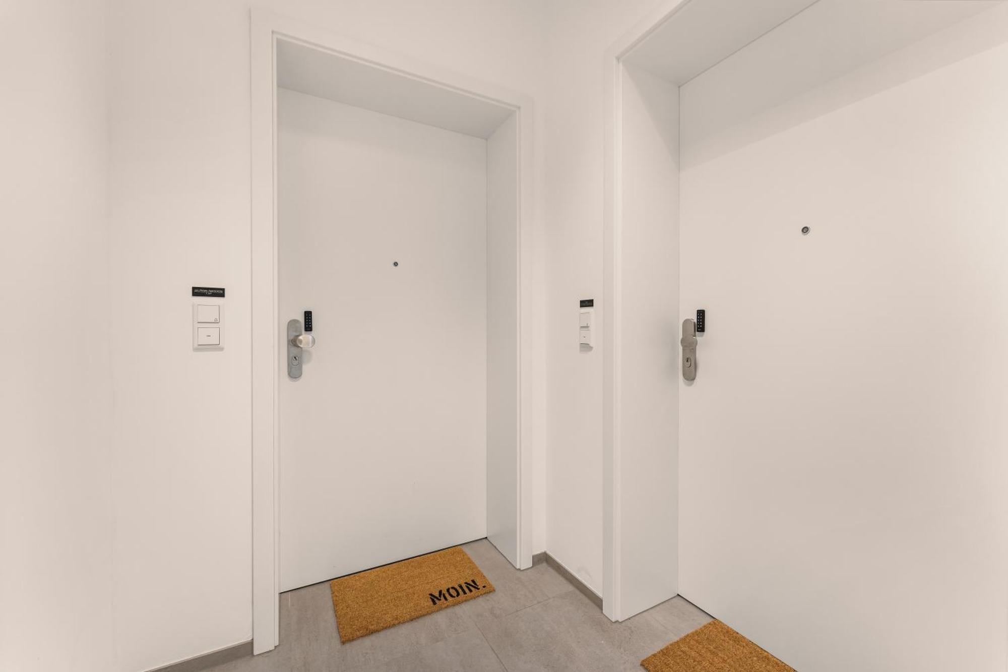 Modernes Apartment Im Kaiserkiez Olsztyn Bagian luar foto