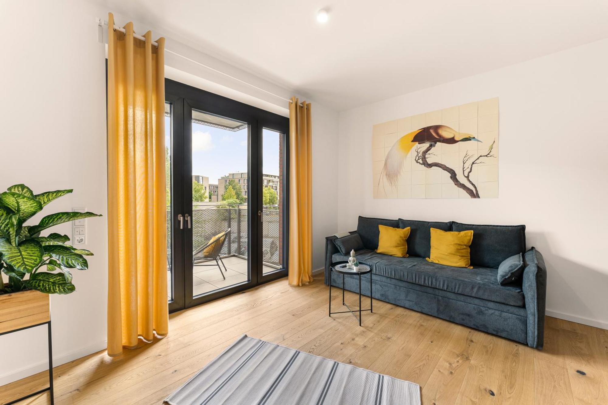 Modernes Apartment Im Kaiserkiez Olsztyn Bagian luar foto