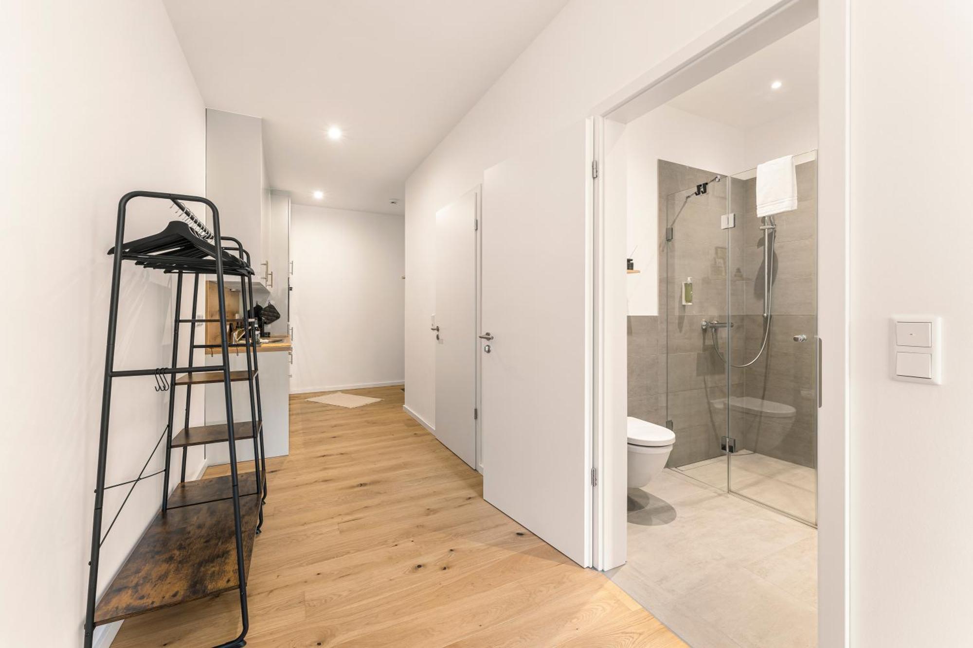 Modernes Apartment Im Kaiserkiez Olsztyn Bagian luar foto