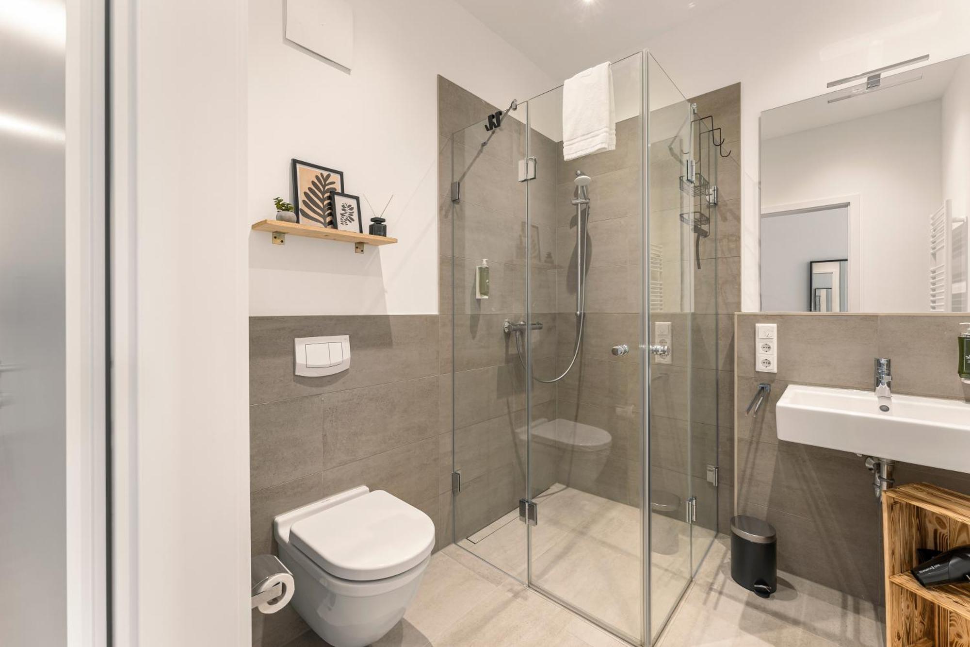 Modernes Apartment Im Kaiserkiez Olsztyn Bagian luar foto