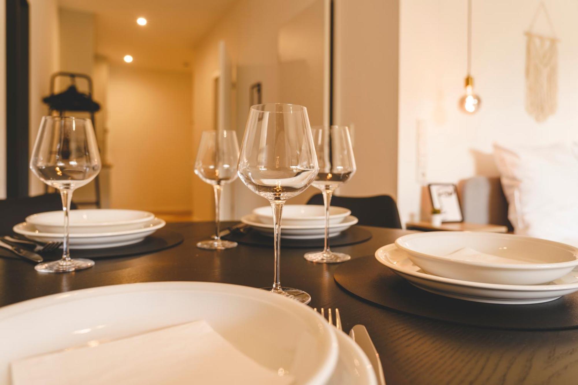 Modernes Apartment Im Kaiserkiez Olsztyn Bagian luar foto