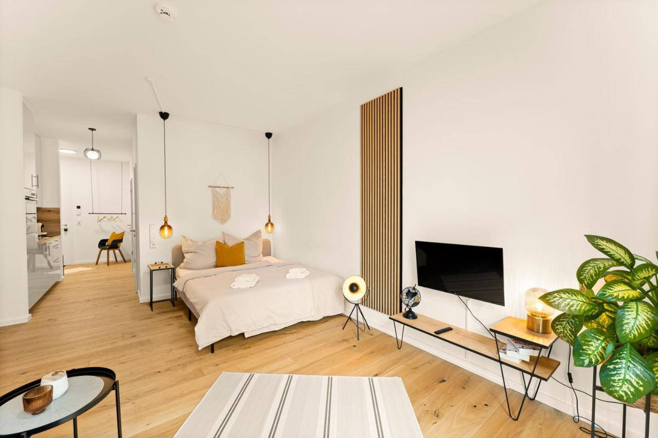 Modernes Apartment Im Kaiserkiez Olsztyn Bagian luar foto
