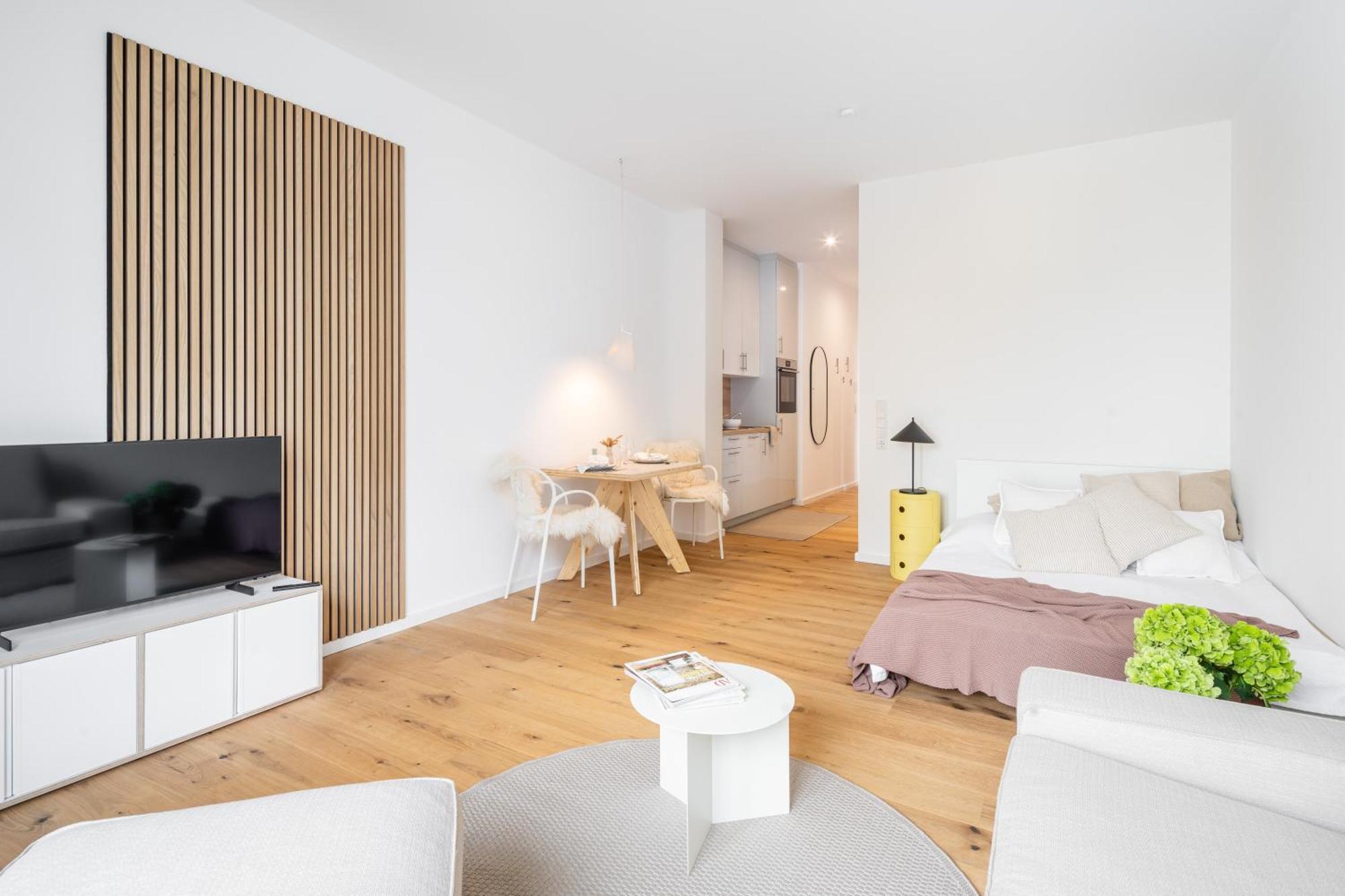 Modernes Apartment Im Kaiserkiez Olsztyn Ruang foto