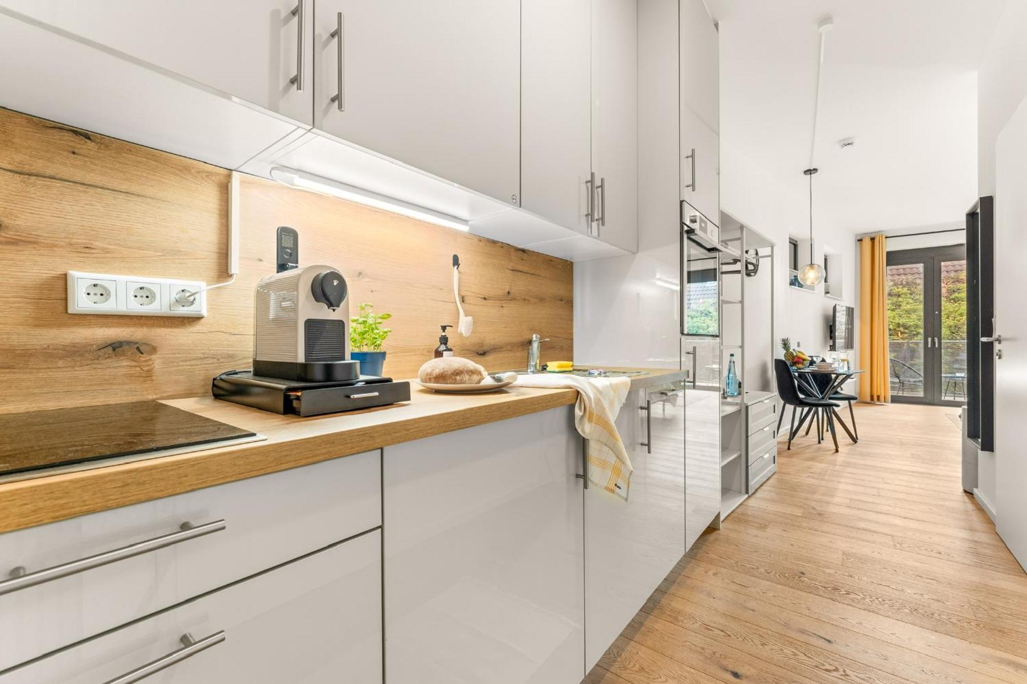 Modernes Apartment Im Kaiserkiez Olsztyn Bagian luar foto
