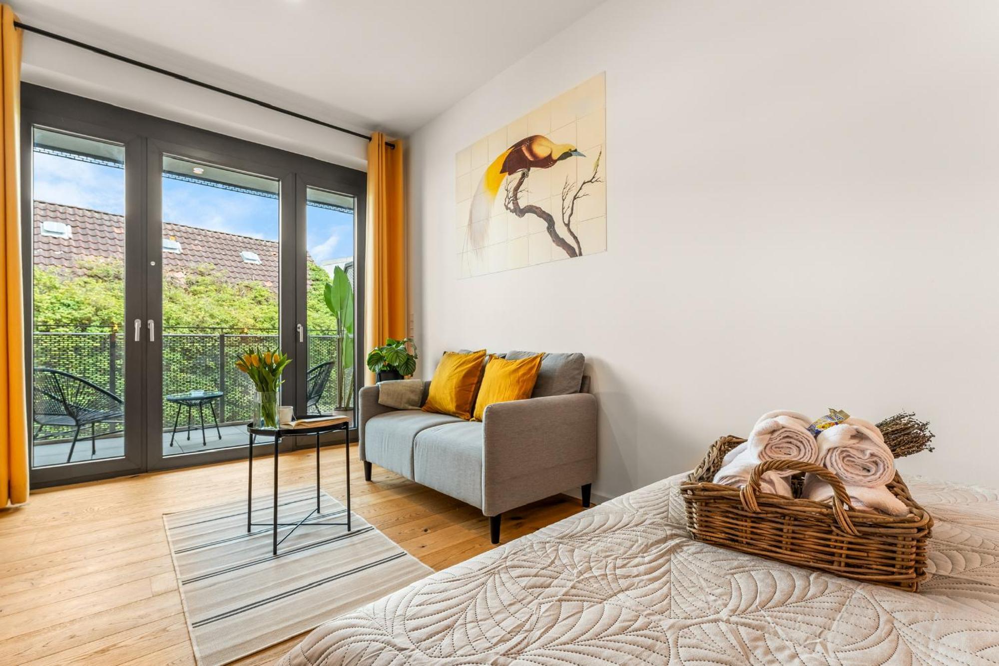 Modernes Apartment Im Kaiserkiez Olsztyn Bagian luar foto