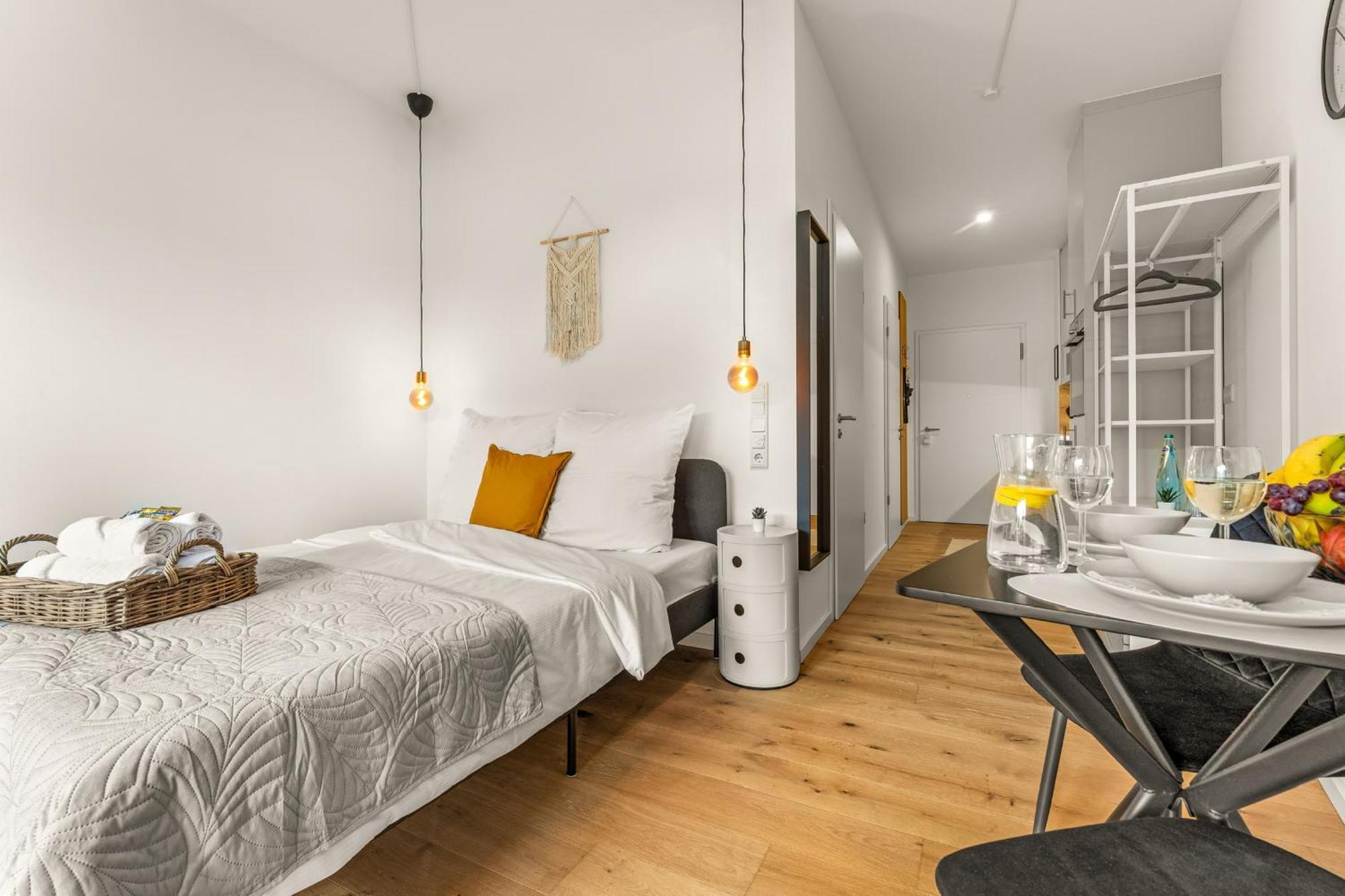 Modernes Apartment Im Kaiserkiez Olsztyn Bagian luar foto